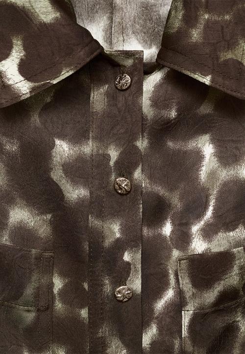 MANGO - Dress camila - beige/ khaki