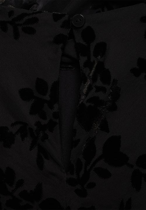MANGO - Dress wine -  black