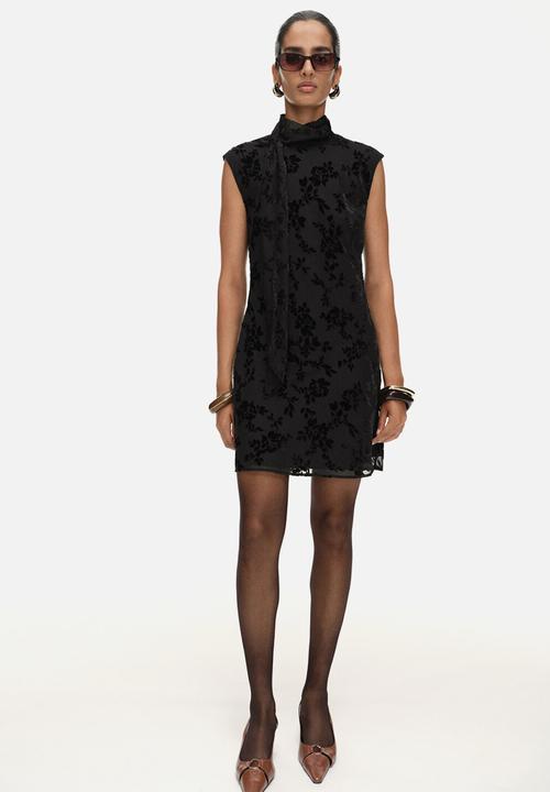 MANGO - Dress wine -  black