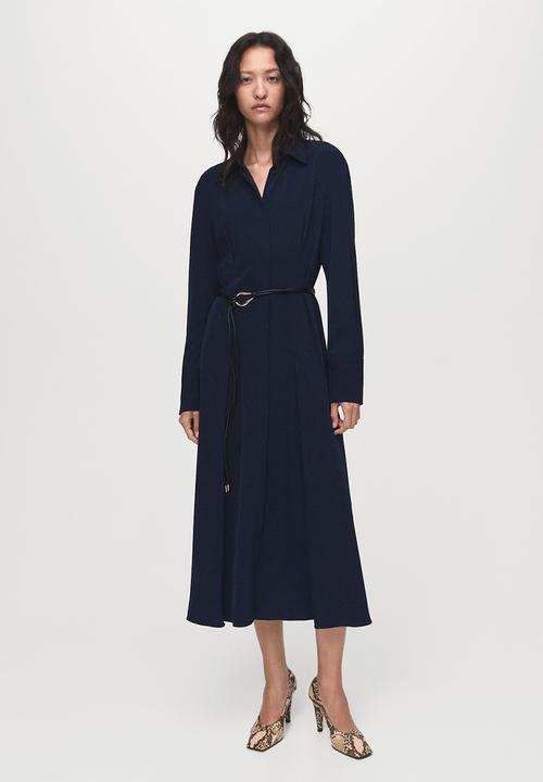 MANGO - Dress cadet - midnight navy