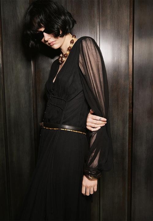 MANGO - Dress mellow - black