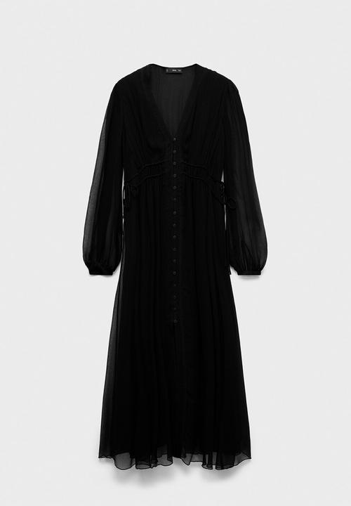 MANGO - Dress mellow - black