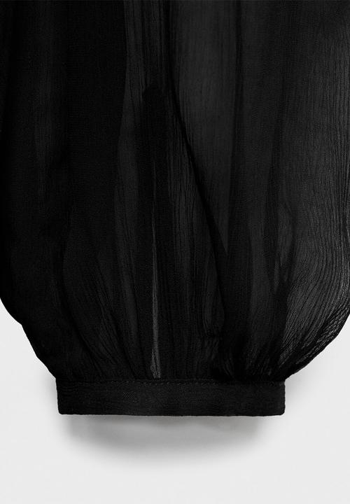 MANGO - Dress mellow - black