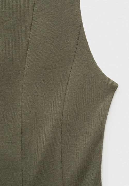 MANGO - Dress sicily - khaki