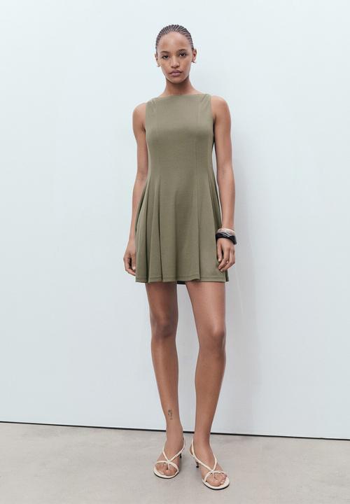 MANGO - Dress sicily - khaki