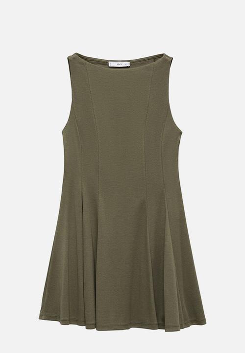 MANGO - Dress sicily - khaki