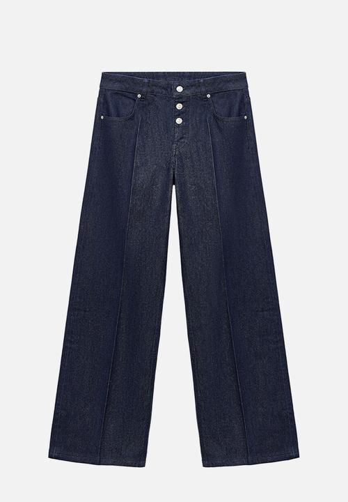 MANGO - Jeans maya - open blue