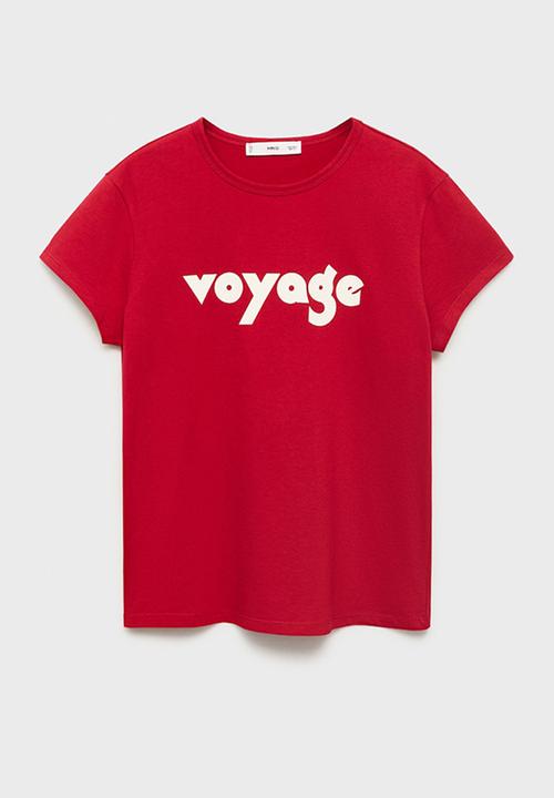 MANGO - T-shirt ilustra  -  red