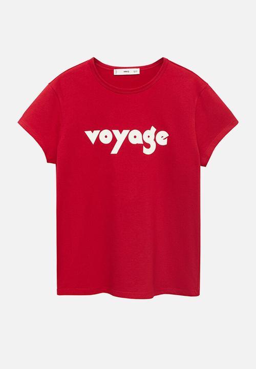 MANGO - T-shirt ilustra  -  red