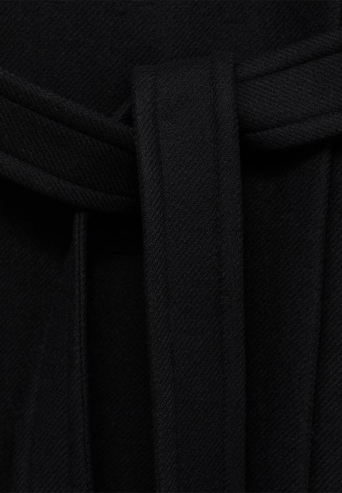 MANGO - Abrigo sirenita - black