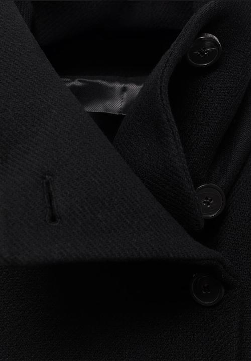 MANGO - Abrigo sirenita - black