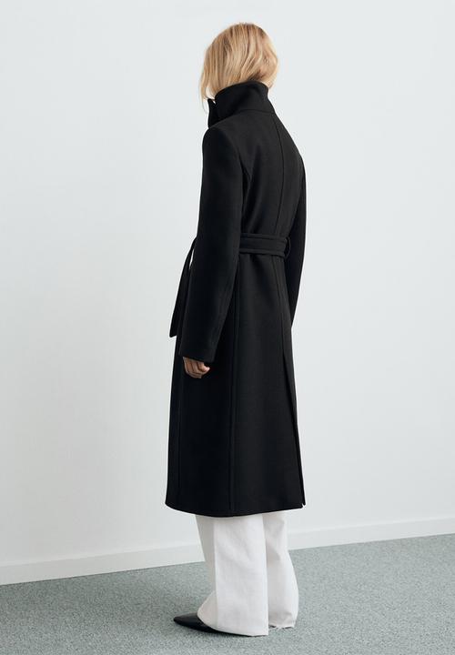 MANGO - Abrigo sirenita - black