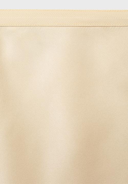 MANGO - Skirt mia - light pastel yellow