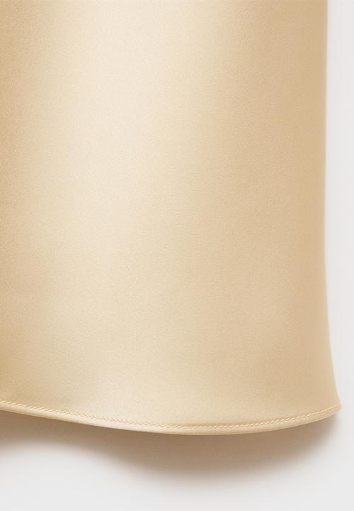 MANGO - Skirt mia - light pastel yellow