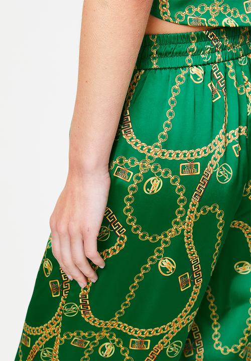 Steve Madden - Ladies wendy wide leg pant - green