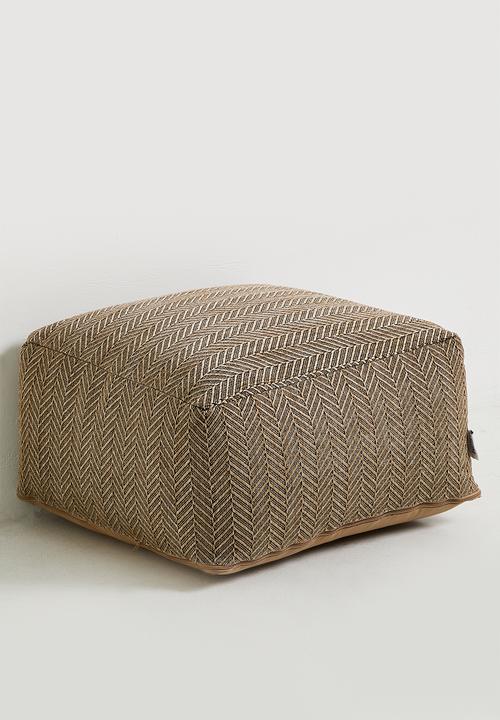 Sixth Floor - Poly pouf - Natural