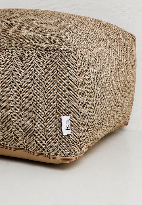 Sixth Floor - Poly pouf - Natural