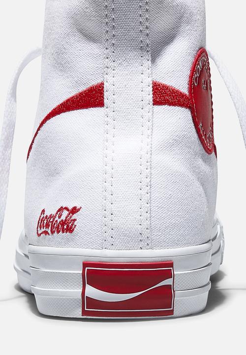Converse - All star hi chuck taylor coca cola - white