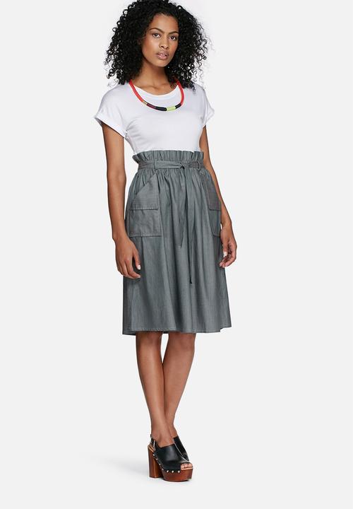 dailyfriday - Paperbag waisted skirt with pockets
