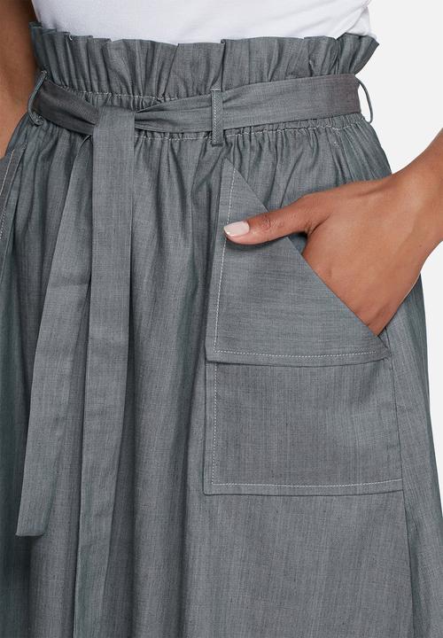 dailyfriday - Paperbag waisted skirt with pockets