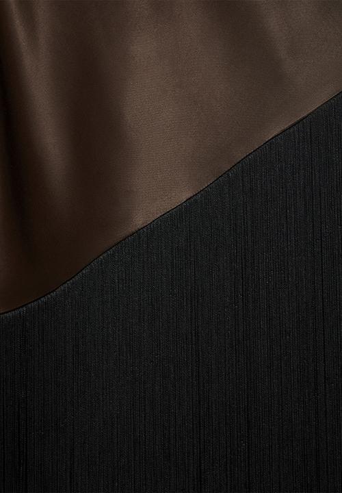MANGO - Dress natalia -  brown