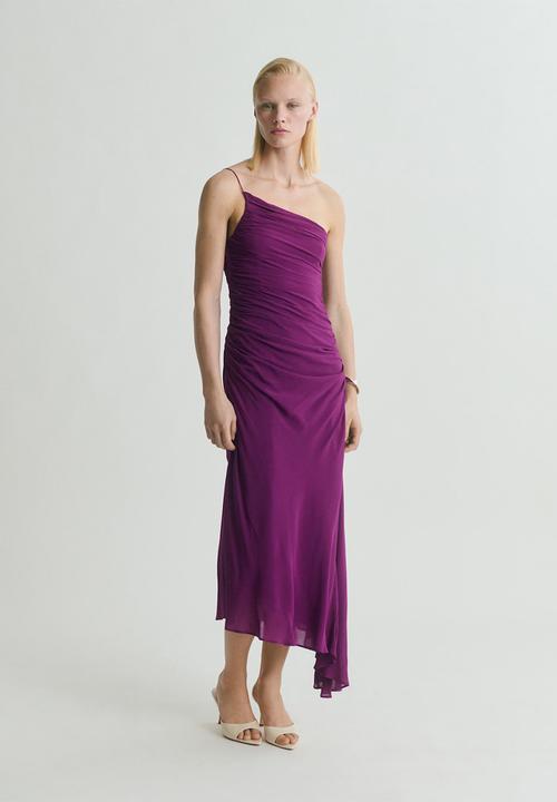 MANGO - Dress amina -  mid-purple