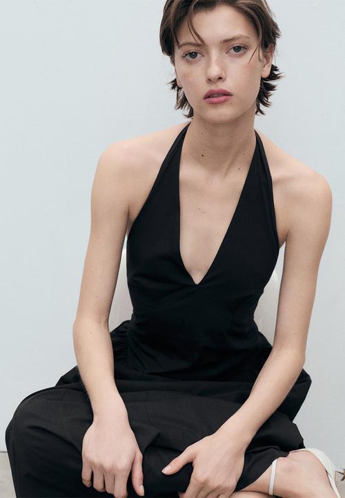 MANGO - Dress valenti -  black