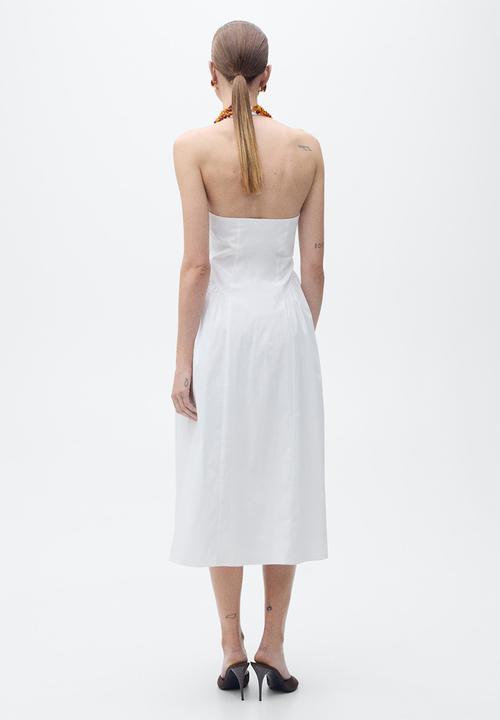 MANGO - Vestido valenti - natural