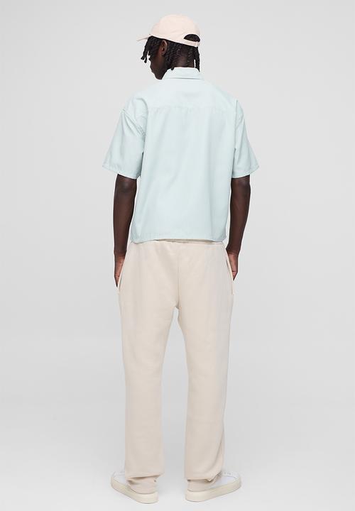 boohooMAN - Oversized Boxy One Pocket Collared Shirt - Green