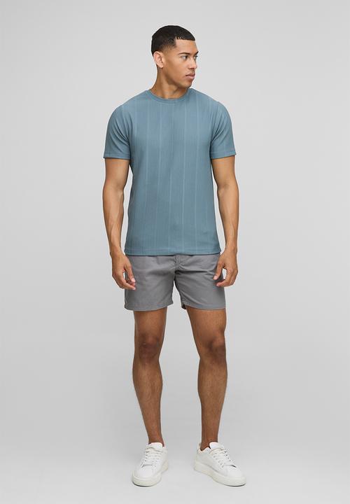 boohooMAN - Relaxed Fit Chino Shorts in Grey - Grey