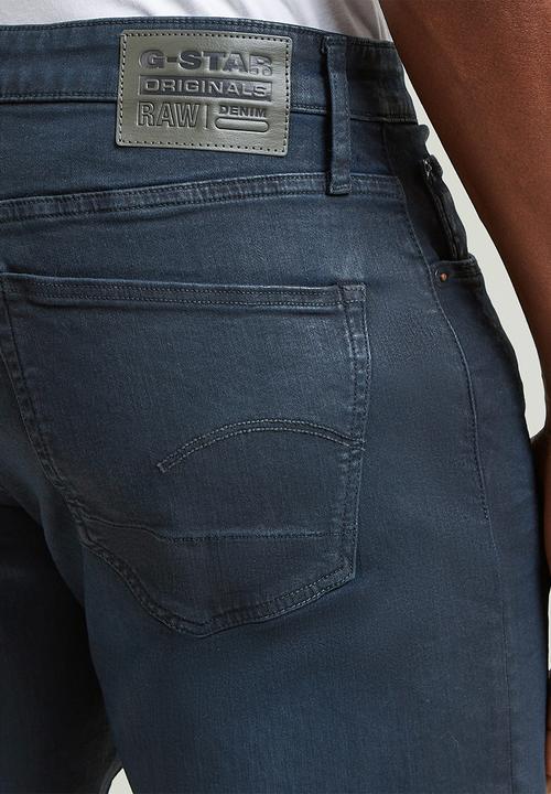 G-STAR - 3301 Slim - Semi coated blue