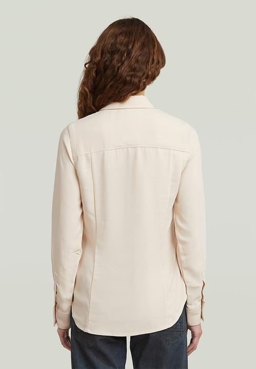 G-STAR - Slim Western l\s Shirt Wmn - White