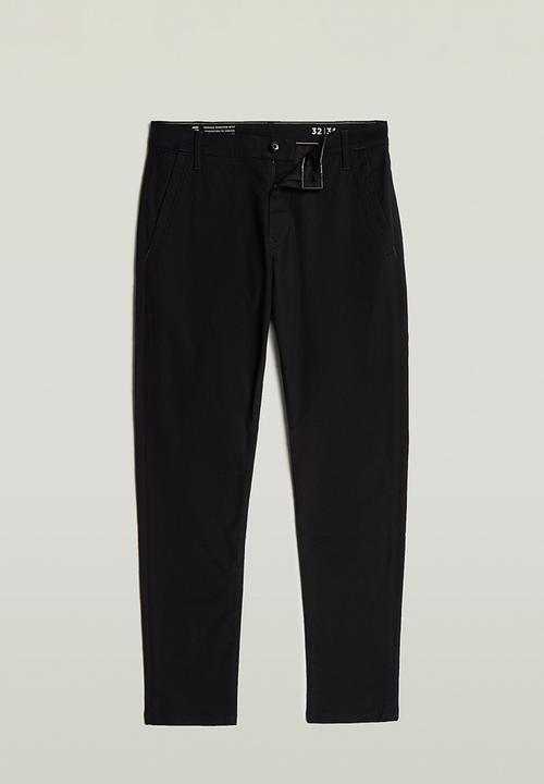 G-STAR - Morry Tapered Chino - dk black