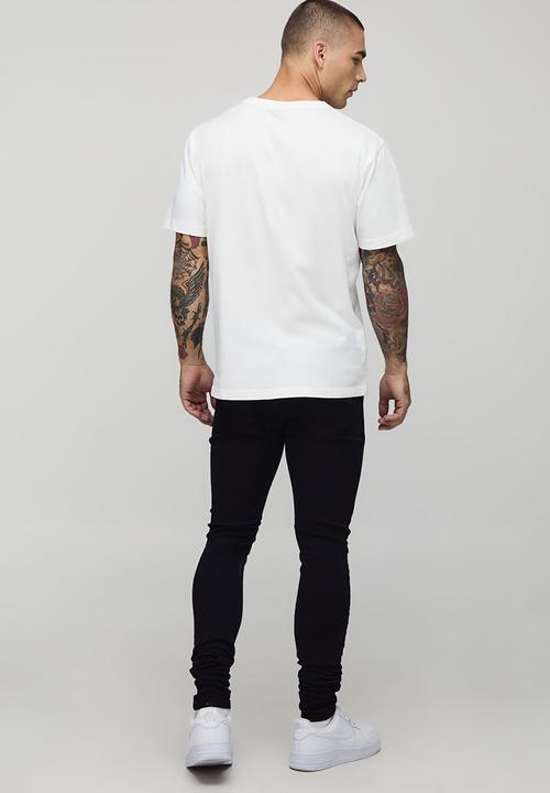 boohooMAN - Super Skinny Stretch Jean - True Black