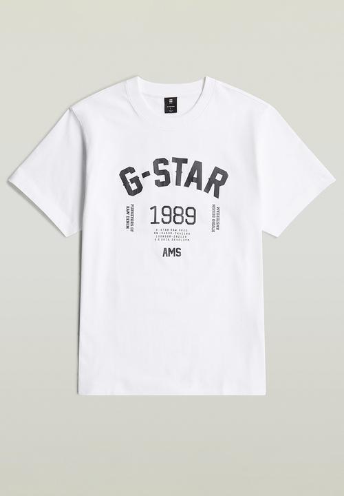 G-STAR - 89 back gr loose r t - white