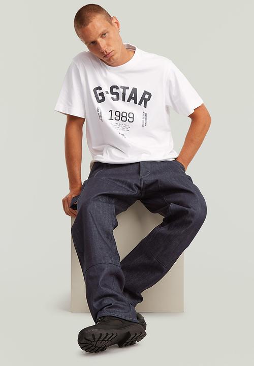 G-STAR - 89 back gr loose r t - white