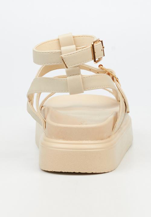 Rock & Co - Absolut 1 chunky gladiator sandal - bone