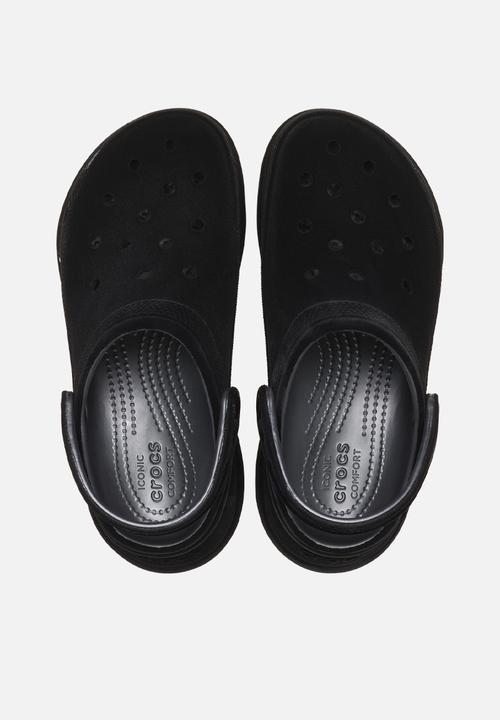 Crocs - Bae velvet clog- black