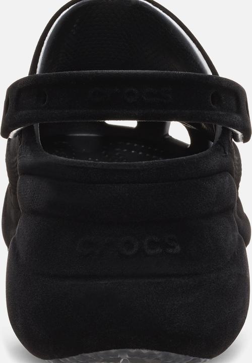 Crocs - Bae velvet clog- black