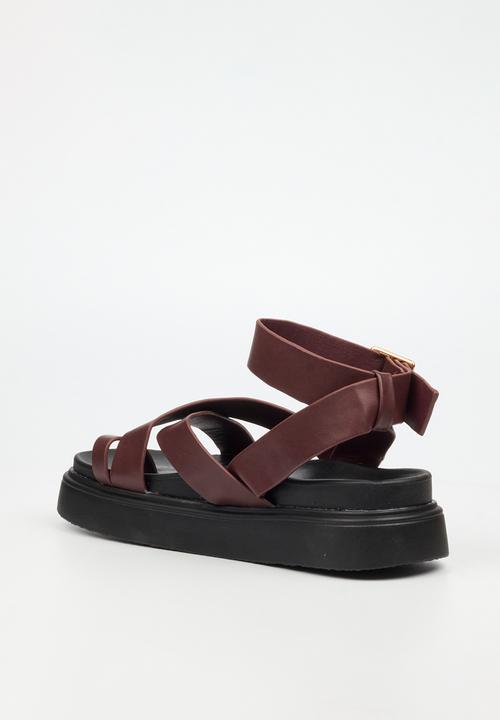 Rock & Co - Absolut 2 toe loop chunky sandal - wine combo