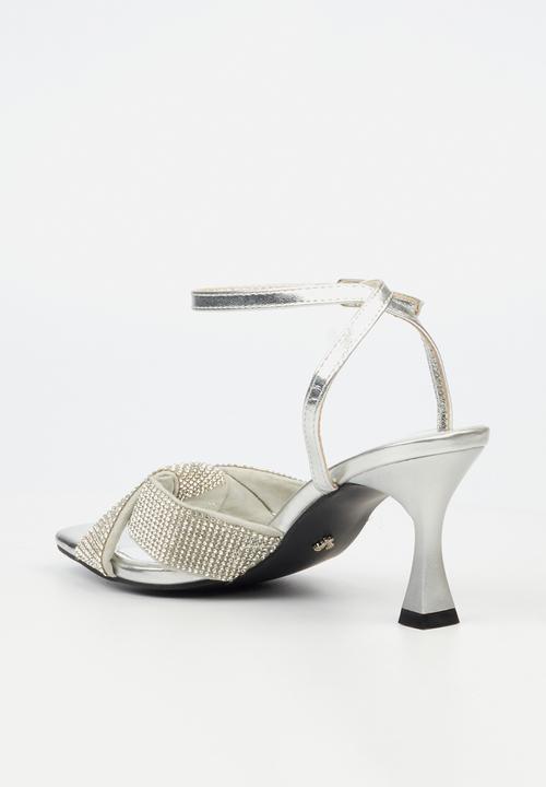 Butterfly Feet - Ambur 1 Open Toe Ankle Strap - Silver