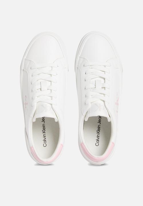 Calvin Klein - Vulcanized Flatform - Bright White/Sweet Pink