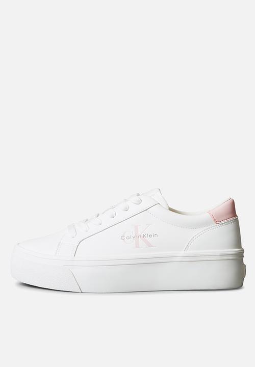 Calvin Klein - Vulcanized Flatform - Bright White/Sweet Pink