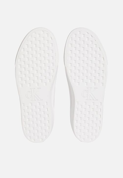 Calvin Klein - Vulcanized Flatform - Bright White/Sweet Pink