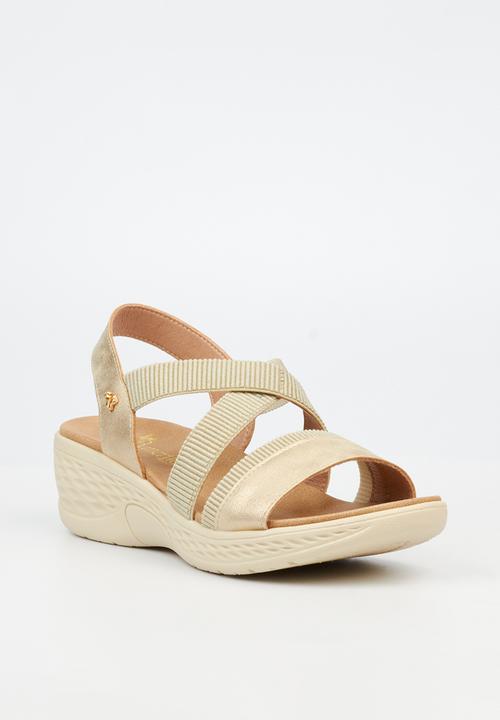 Butterfly Feet - Crest 1 Open Toe Slingback - Neutral
