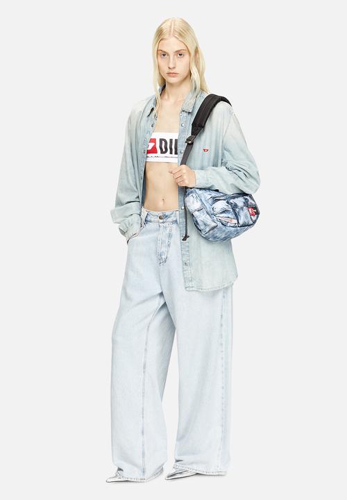 Diesel  - Diesel Shoulder Bag - Washed Denim Blue