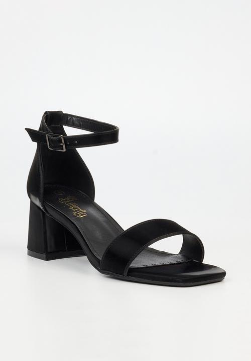 Butterfly Feet - Germaine 1 Open Toe Ankle Strap - Black