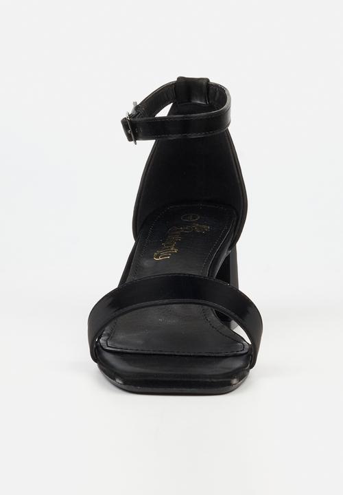 Butterfly Feet - Germaine 1 Open Toe Ankle Strap - Black