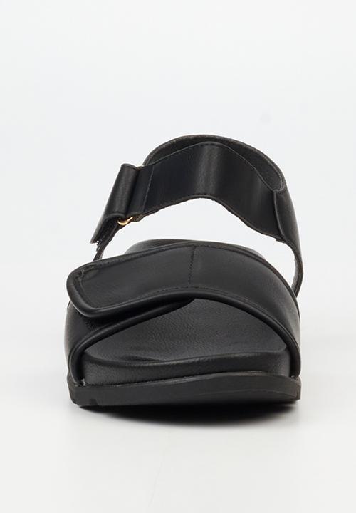 Butterfly Feet - Harlan 1 Open Toe Ankle Strap - Black