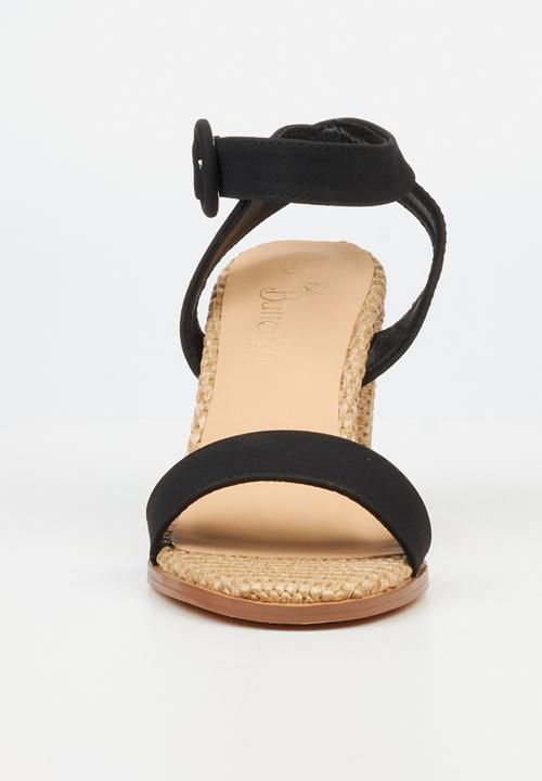 Butterfly Feet - Imogene 1 Open Toe Ankle Strap - Black